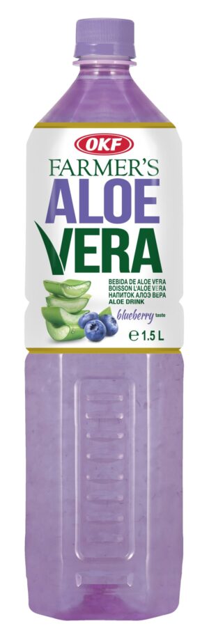 Napój Farmer's Aloe Vera z cząstkami aloesu Blueberry