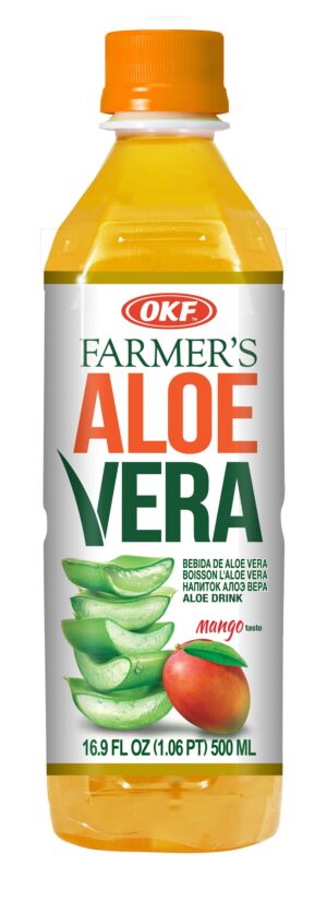 Napój Farmer's Aloe Vera z cząstkami aloesu Mango
