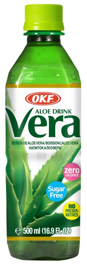 Napój Aloe Vera Sugar Free z cząstkami aloesu